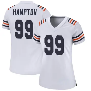 Game Men's Dan Hampton Navy Blue Home Jersey - #99 Football Chicago Bears