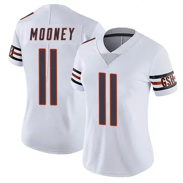 Darnell Mooney Vapor No.11 White Men's Limited Bears Jersey