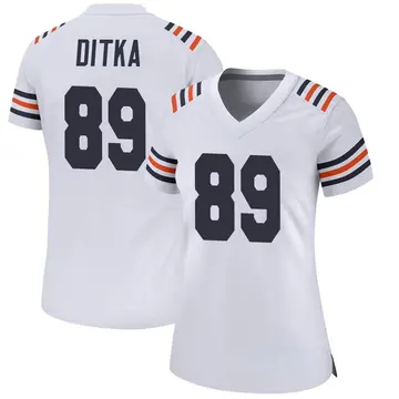 Mike Ditka Chicago Bears Fanatics Authentic Autographed White Throwback Nike  Limited Jersey with HOF 88 Inscription