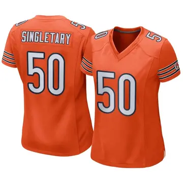 Elite Men's Mike Singletary Navy Blue Jersey - #50 Football Chicago Bears  Rush Vapor Untouchable