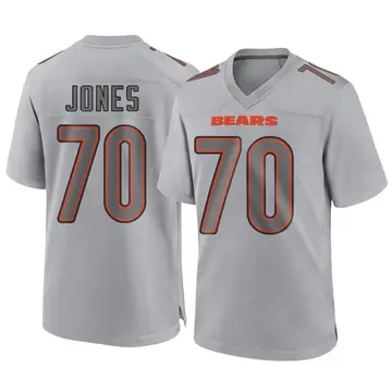 Top-selling Item] Chicago Bears Braxton Jones 70 White Vapor Limited 3D  Unisex Jersey