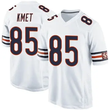 Chicago Bears Nike Game Road Jersey - White - Cole Kmet - Mens