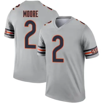 Chicago Bears DJ Moore Jersey Navy S-3XL Stitched Free Fast Ship