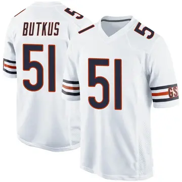 Limited Women's Dick Butkus Navy Blue Jersey - #51 Football Chicago Bears  Therma Long Sleeve