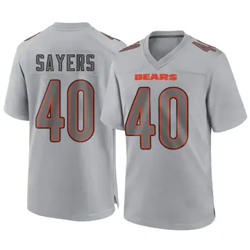 Limited Men's Gale Sayers White Road Jersey - #40 Football Chicago Bears  100th Season Vapor Untouchable