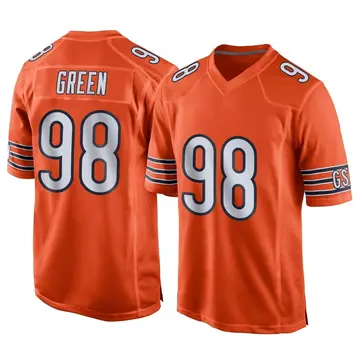 Men's Chicago Bears Rasheem Green Nike Navy Game Jersey