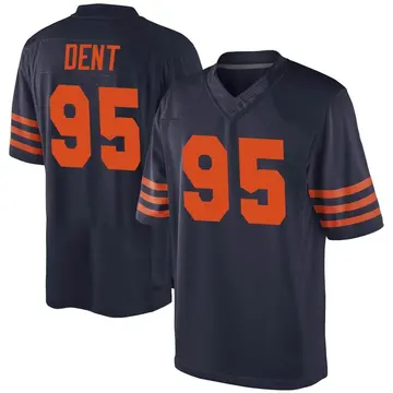 Elite Men's Richard Dent Navy Blue Jersey - #95 Football Chicago Bears  Throwback