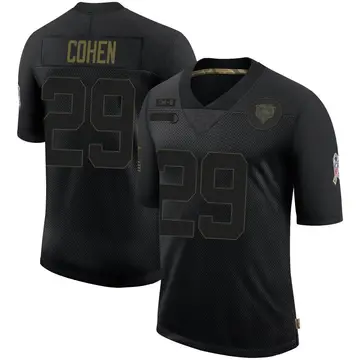 Chicago Bears 100th Anniversary Tarik Cohen White Classic Limited Jersey -  Dingeas