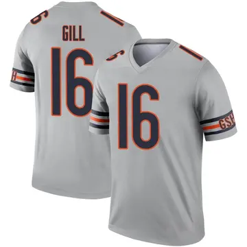 Men's Nike Trenton Gill Navy Chicago Bears Game Player Jersey Size: 3XL