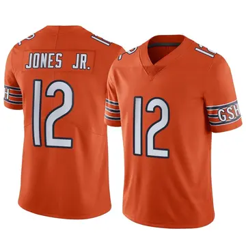 Top-selling Item] Chicago Bears Velus Jones Jr 12 White Vapor Limited 3D  Unisex Jersey